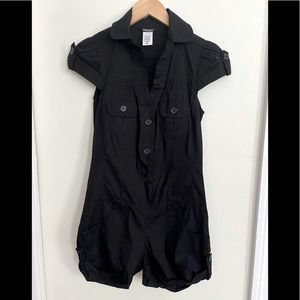 Guess jeans black onesie. Size Small.